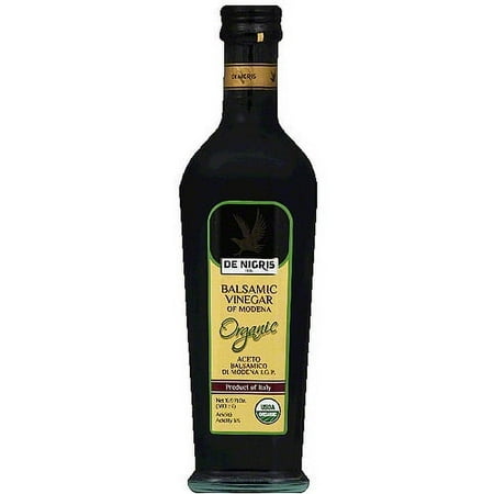 De Nigris Organic Balsamic Vinegar of Modena, 16.9 fl oz,(Pack of 6)