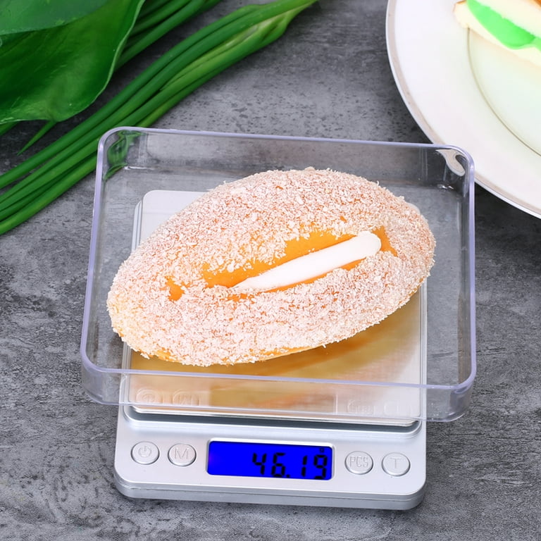 500/0.01g Accurate Kitchen Scale High-Precision Jewelry Scale Mini Food Scale Electric Kitchen Scale with Two Trays Kitchen Baking Scale Pocket Scale