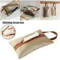 thumbnail image 2 of Hanging Tissue Holder PU Napkin Holder Multi-Use Car Backseat Tissue Purse Buckle & Zipper Closure, 2 of 7