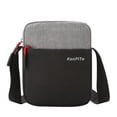 thumbnail image 3 of Bolso de mensajero Bolso de hombro impermeable de nailon Bolso bandolera al aire libre con cremallera ajustable, Negro Eigraketly AP000919-02, 3 of 7