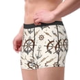 thumbnail image 4 of Fotbe Anchor with Rope Men’s Total Support Pouch Boxer Briefs, X-Temp Cooling, Moisture-Wicking Underwear, Regular, Long-leg and Trunk-Large, 4 of 9