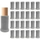 thumbnail image 1 of Calcetines para silla, almohadilla antideslizante para patas de silla, gorro protector de suelo para mesa y muebles, 24 Uds. (gris), 1 of 5