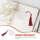 thumbnail image 3 of UPGRATOR De Libros De Metal Plateado Con Animal Y Borla Elegante Para Y Regalo, 3 of 6
