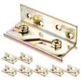 thumbnail image 1 of 8pcs Metal Bed Frame Bed Post Bracket Metal Bed Rail Hooks Bed Hinge Accessory, 1 of 1