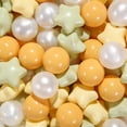 thumbnail image 1 of Pelotas para piscinas STARBOLO Star, 100 unidades, para niños pequeños, color macarrón, 1 of 9