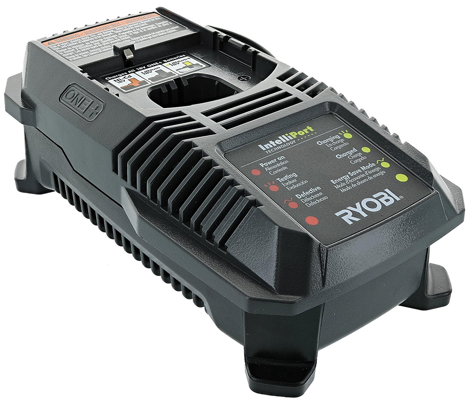Ryobi 18 Volt P117 Dual-chemistry Lithium Ion Battery Charger # 140185011