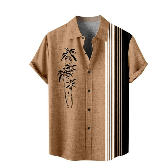 Men's Floral Shirts Button Mens Button Bodysuit Down Tropical Holiday Beach Shirt Mens Shirts Romper Men Apparel Shirt Dragon Shirt