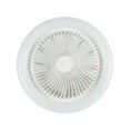 thumbnail image 1 of Ventiladores de techo con luces, luz de techo con ventilador, luz de ventilador de enfriamiento, ajustable Blanco 30W, 1 of 9