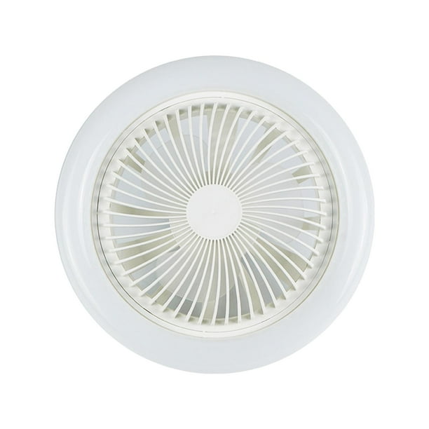 Ventilador de techo con luz, lámpara de ventilador de techo, ventiladores de techo planos, ventilador de techo moderno Blanco 30W