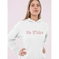 thumbnail image 2 of Je T'aime Beaucoup Hoodie Women -GoatDeals Designs, Female Medium, 2 of 4