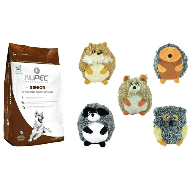 Paquete Nupec senior 15 kg + 1 Juguete barrigon squeaker Fancy pets