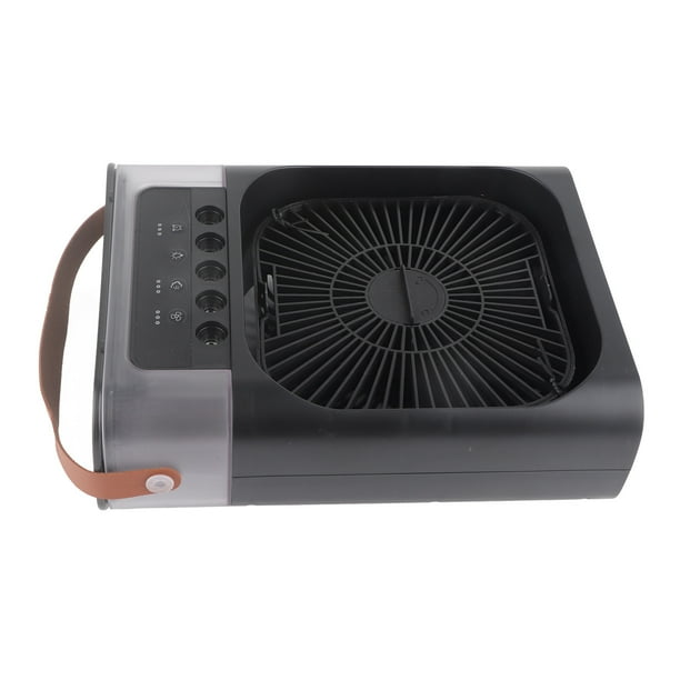 Humidificador Enfriador De Aire De 3 Velocidades, Luz De 7 Colores, Enfriador De Aire Evaporativo Personal De 3 Velocidades De Viento, 600 Ml Para Oficina