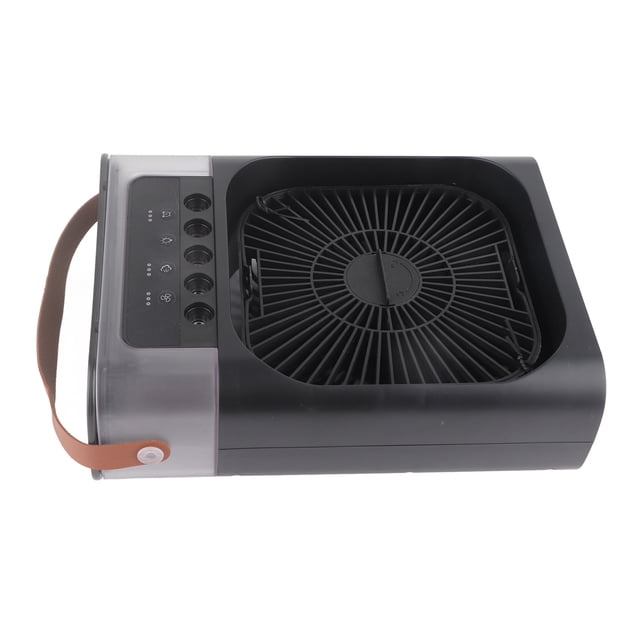 Humidificador Enfriador De Aire De 3 Velocidades, Luz De 7 Colores, Enfriador De Aire Evaporativo Personal De 3 Velocidades De Viento, 600 Ml Para Oficina