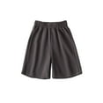 thumbnail image 2 of Delliss Girls Summer Solid Color Cotton Sport Jogger Shorts Casual Elastic Waist Active Shorts 3-14 Years, 2 of 3