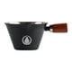 thumbnail image 2 of Taza medidora de café italiano | Vaso de acero inoxidable para espresso con mango de madera | Taza con escala de extracción en onzas para una preparación precisa, 2 of 6