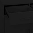 thumbnail image 5 of vidaXL Storage Cabinet Black 80x35x101.5 cm Steel, 5 of 5