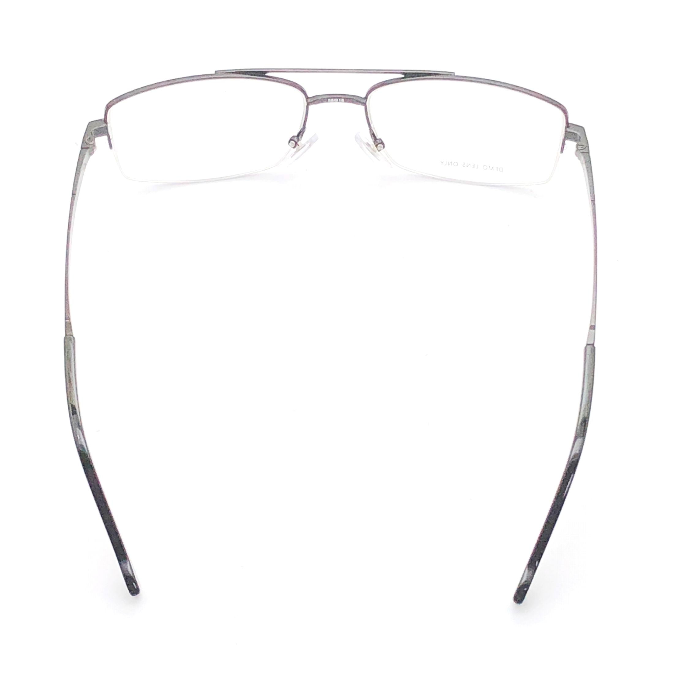 Walmart Men's Rectangle Eyeglasses, FM17098, Black, 58-18-145 