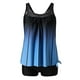 thumbnail image 4 of Traje de baño de dos piezas para mujer, trajes de baño para mujer, traje de baño de dos piezas con espalda de tirantes y estampado conservador para mujer, vestido de baño para mujer, 4 of 5