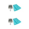 thumbnail image 1 of Naiovety Boquillas para pastel de acero inoxidable, boquillas para decoración de pasteles, boquillas para boquillas, bolsa para decoración de pasteles, Azul 2piezas Naiovety CBP069146, 1 of 6