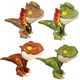 thumbnail image 1 of Paquete de 5 dinosaurios que muerden los dedos modelo de títeres figura juguetes novedosos con las extremidades flexibles para niños y niñas XianweiShao 8390615112673, 1 of 5