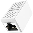 thumbnail image 1 of Cople RJ45 VentDepot LinkFusionWhite 1 Pza Acoplador RJ45 Hasta 1000Mbps Interior Blanco Plástico y Metal, 1 of 2