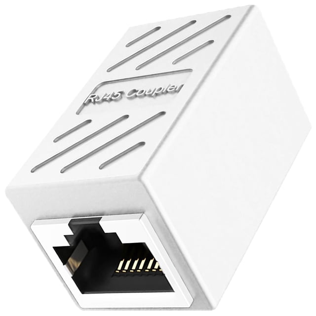 Cople RJ45 VentDepot LinkFusionWhite 1 Pza Acoplador RJ45 Hasta 1000Mbps Interior Blanco Plástico y Metal