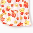 thumbnail image 5 of Disney Princess Girls Clothes Moana Graphic Crop T-shirt and Flower Skirt-Look Dressy Shorts Summer School Outfit Set Baby Toddlers 2T, 5 of 10