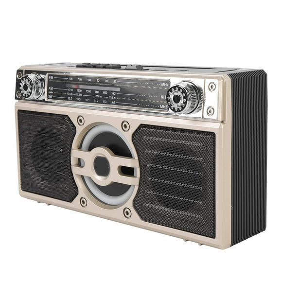 Cassette Player Recorder with Transmitter, with Big Speaker, Retro AM FM SW Radio Stereo Tape Player with Headphone Jack, Microphone Jack, Multi Band