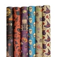 thumbnail image 6 of CCOCC Halloween Cute Patterns Packing Paper,Wrapping Paper Roll,Mini Single Sided Roll Design with Pumpkins for Gift Wrap Diy Craft Halloween Wrapping Paper,1 Roll,27.5X19.6In, 6 of 7