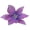 Purple, variant on Jinswick 15pcs Glitter Christmas Tree Ornaments,Christmas Glitter Poinsettia Faux Flowers,Christmas Tree Decorations,Artificial Poinsettia Flowers for Christmas Tree New Year Home Outdoor Decoration
