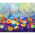 thumbnail image 2 of CafePress - Floral Painting - Sherpa Fleece Throw Blanket 60" x 50", 2 of 5