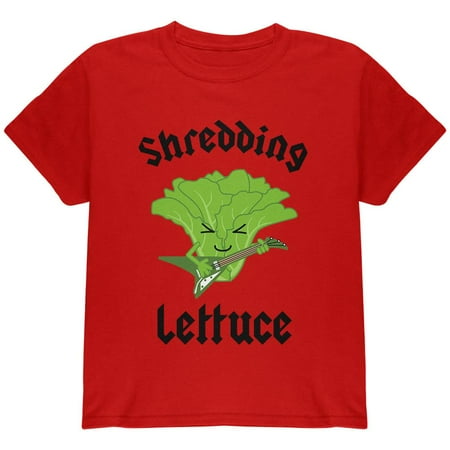 Vegetable Lettuce Shredding Heavy Metal Guitar Funny Youth T (Best Way To Shred Lettuce)