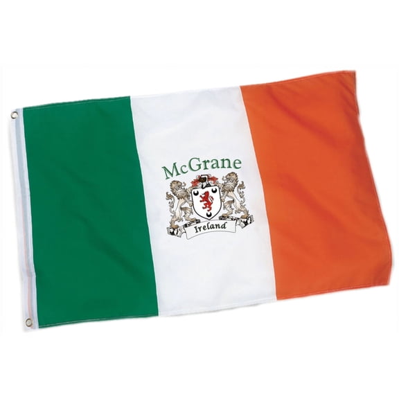 McGrane Irish Coat of Arms Flag - 3'x5' foot.