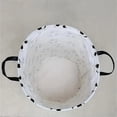 thumbnail image 6 of Uuiauoio Large Storage Basket,Laundry Hamper/Bathroom/Home Decor/Collapsible Storage Bin,Boys and Girls Hamper/Boxes/Clothing(Round-Football), 6 of 6