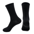 thumbnail image 3 of Couver Unisex Cushioned Arch Support Athletic Crew Socks 2-Pack Orange Size 10-13, 3 of 7