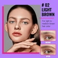 thumbnail image 2 of Tattoo Eyebrow Gel Easy Peel Off - Light Brown, Waterproof 3-Day Long-Lasting Brow Stain, Semi-Permanent Peel Off Brow Dye Gel for Sparse Brows, Transfer-proof, Natural Color for Fuller Defined Brows, 2 of 8