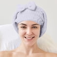 thumbnail image 4 of Quick Drying Hair Towels Set Soft And Highly Absorbent Microfiber Bath Towels For Women And Men, 4 of 5