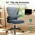 thumbnail image 5 of ATHOPE Vanity Chair, Comfy Home Office Desk Chair for Girls, Swivel Make Up Chair, Computer Chair for Bedroom, Small Space, 5 of 7