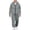 Gray, variant on Boys 2-Piece Zip Up Hoodie and Jogger Pants Set Warm Fleece Tracksuit with Pockets for School Outdoor Daily Wear