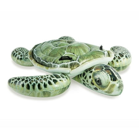 Intex Realistic Sea Turtle Inflatable Ride-On Pool Float with Handles | 57555EP