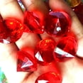 thumbnail image 2 of 100× Faux Diamond Treasure Chest Pirate Acrylic 20MM Crystal Gems Filler Props, 2 of 6