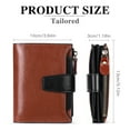 thumbnail image 3 of FALAN MULE Small Wallet for Women Genuine Leather Bifold Purse RFID Blocking Card Holder, 3 of 7