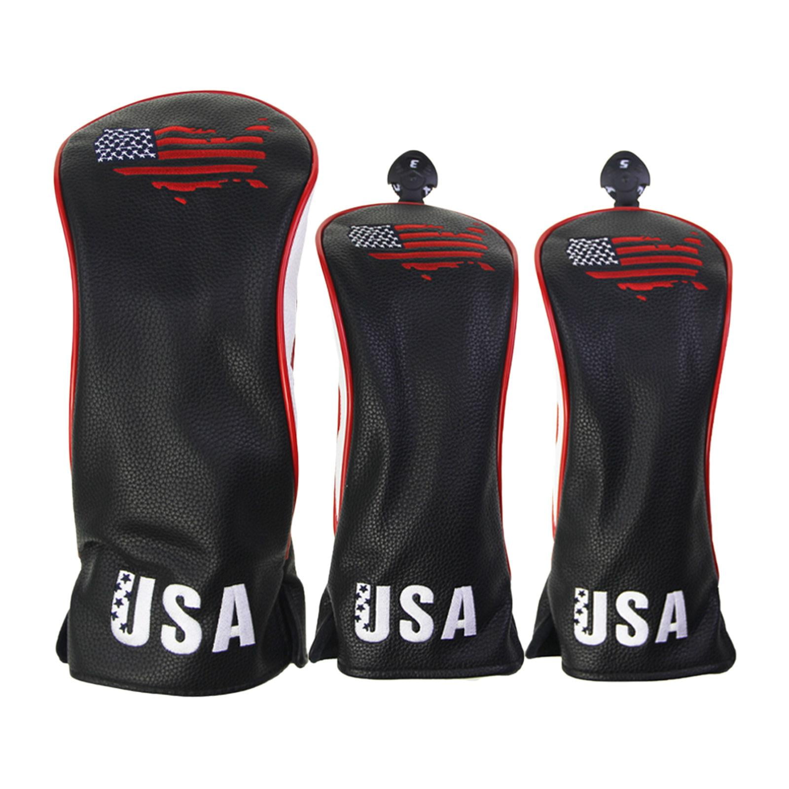 Axioma Waterproof Golf Wood Headcover Durable Driver Head Cover Travel Transport Sleeve