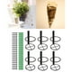 thumbnail image 3 of 6 botelleros para vino tinto, de pared, con tornillos, para uso doméstico y en la cocina. Vertical, 3 of 9