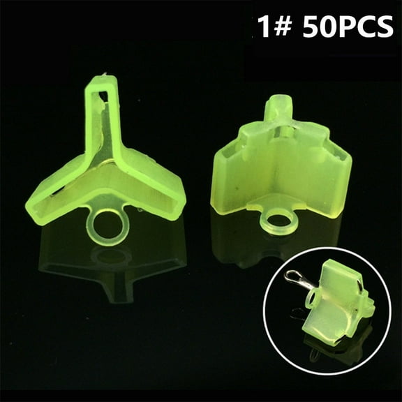 50Pcs Assorted Fishing Treble Hooks Safety Covers Bonnets Fishhook Treble Covers,1#