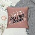 thumbnail image 2 of COMIO  Let's Do This Forever Penguin Lover Throw Pillow Covers Decorate Girlfriend Boyfriend Room,Pillowcase,Gifts for Long Distance Relationship Girlfriend Boyfriend Couple, 2 of 5