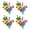 03, variant on 4PCS Lovely Cartoon Wind Spinner Durability Garden Pinwheels For Yard And Patios Decoration
