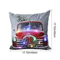 thumbnail image 3 of SLYNSHome Christmas Throw Pillow Cover with LED Lights,Light-up Winter Pillow Cases 18x18 inch Pillowcase Holiday Cushion Case for Couch Bed Sofa Decor, 3 of 7