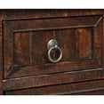thumbnail image 6 of FurniFact Entryway Hall Table, Espresso, 3 Drawers, 2 Shelves, 6 of 9