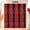 Black Red, variant on 12 Pack Sky Blue Metallic Foil Streamer Curtains, 3.28 FT x 7.05 FT Light Blue Fringe Backdrop for Winter Wonderland Birthday Party